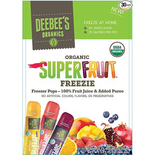 🔥ยอดนิยม!! Deebees Organice Superfruit Freezie400ml คุณภาพระดับพรีเมี่ยม