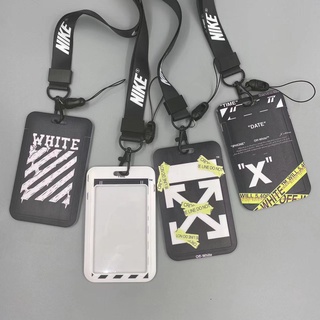 【เตรียมส่ง! ! ! ! 】Off White Card Holder กระเป๋าใส่บัตรรถบัส สายคล้องบัตรพนักงาน ที่ใส่บัตรพนักงาน บัตรพนักงาน บัตรนักเรียน ที่ห้อยบัตรพนักงาน ซองใส่บัตรพนักงาน การ์ด บัตร ซองใส่บัตรพนักงาน ซองจดหมาย ซองเอกสาร ซองจดหมาย กระเป๋าใส่บัตร