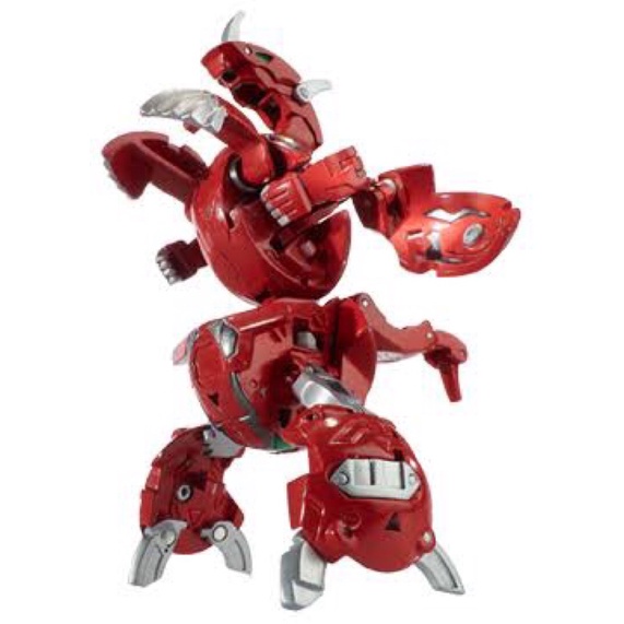 BAKUGAN BAKU SKY RAIDERS AEROBLITZ 2-N-1 PYRUS FUSION DRAGONOID & REPTAK COMPLETED SET