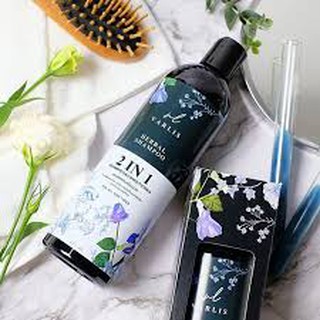 แชมพูวาริส 2in1สมุนไพรลดผมร่วง Varlis shampoo 400 ml.
