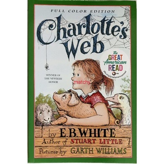 New Charlotte s Web By E.B.White Full Color Edition Paperback English charlotte web E B White หนังสือ ฉบับสี น่าอ่าน