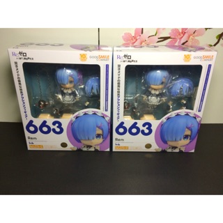 Nendoroid No. 663 Rem ของ🇯🇵แท้ มือ 1 สูง 10 CM จะรับน้ำชา หรือลูกตุ้มดีค่ะ