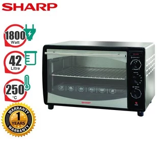 ชาร์ป เตาอบไฟฟ้า ขนาด 42 ลิตร รุ่น EO-42K SHARP ELECTRIC OVEN 1800W #EO-42K