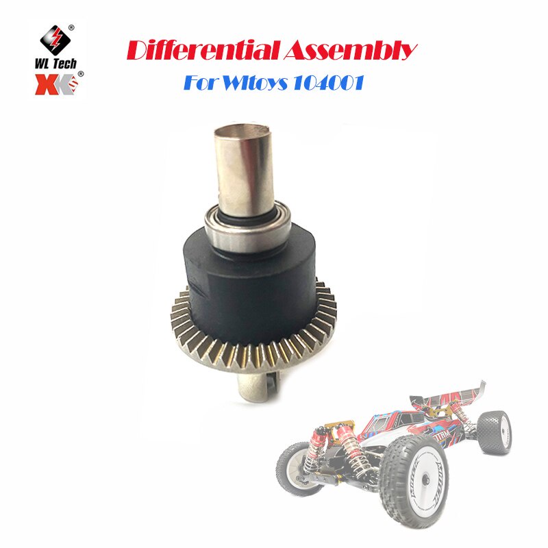 Wltoys ดั้งเดิม 104001 อะไหล่ 1/10 RC รถอะไหล่ Differential Assembly 1930 สําหรับ Wltoys รถยานพาหนะร