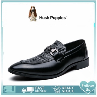 Hush_puppies รองเท้าหนัง ขนาดใหญ่ สําหรับผู้ชาย 45 46