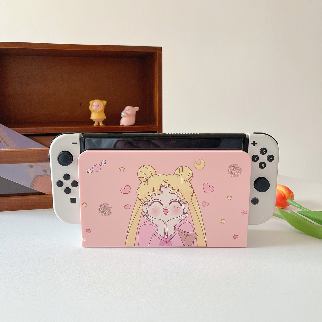 เคสฐานป้องกัน ลายการ์ตูน สําหรับ Nintendo Switch Oled TV