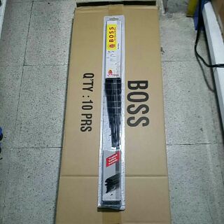 ใบปัดboss 16นิ้ว คู่ใสกับรถตู้หัวจรวด ไมตี้ ไซโคลน