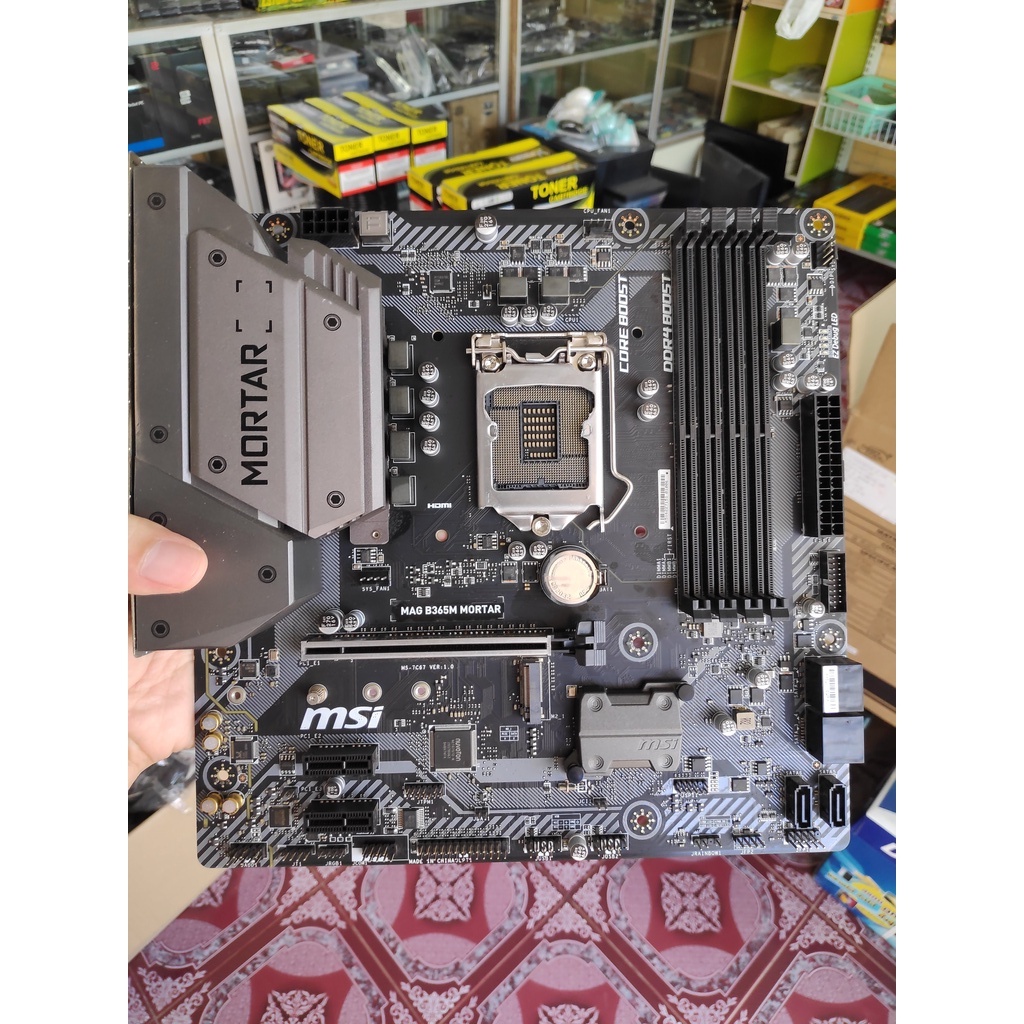 MAINBOARD (เมนบอร์ด) 1151 MSI MAG B365M MORTAR มือสอง