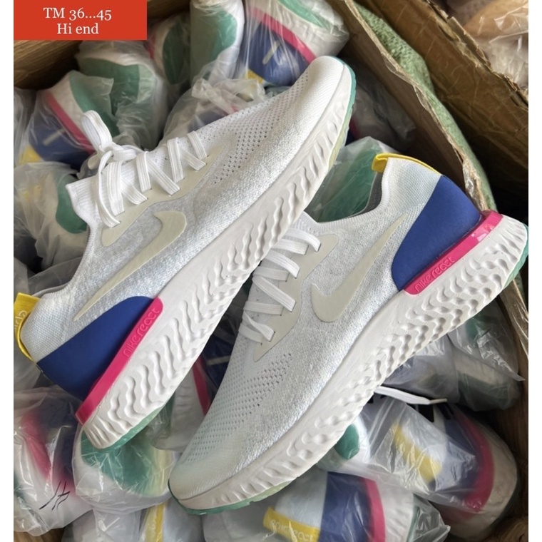 รองเท้าผ้าใบNew รุ่น Epic React infinity sz.36–45 ส่งจากประเทศไทย[สินค้าพร้อมกล่อง+ใบเสร็จ]