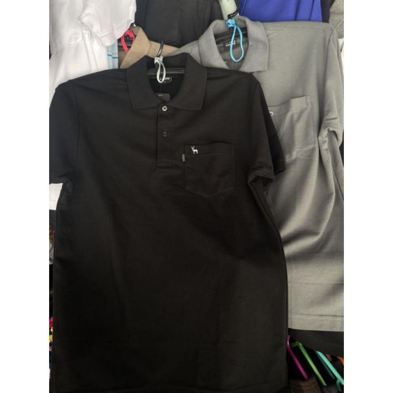 เสื้อโปโลชาย เสื้อกวาง​ เสื้อโปโลGeeko แท้100% มีกระเป๋าที่หน้าอก เนื้อผ้าเกรดพรีเมี่ยม ผ้าดีนุ่มสบาย​ รีดง่าย​ มี10สี
