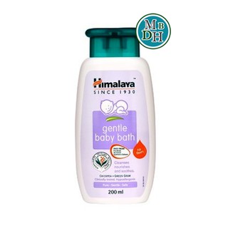 Himalaya gentle baby bath 200 ml. หิมาลายา เบบี้ บาธ ครีมอาบน้ำเด็ก 18254