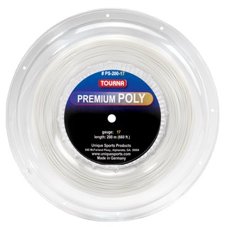 TOURNA เอ็นไม้เทนนิส Premium Poly REEL-  (600 ft/ 200 m) tennis string