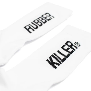 Rubber Killer - RK CREW SOCKS : WHITE (ถุงเท้า)