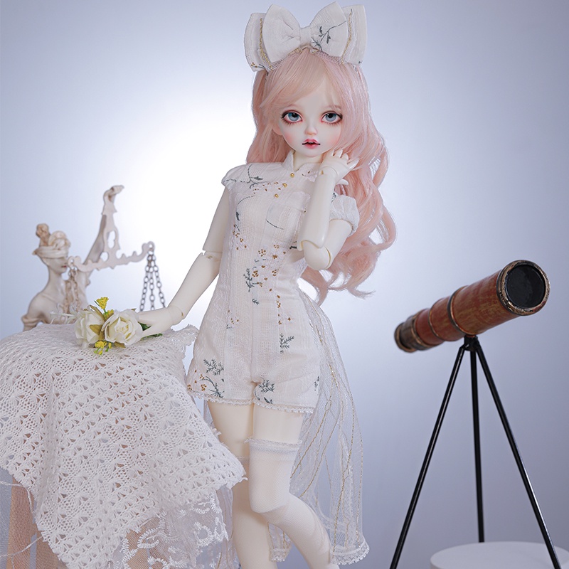 Bambola BJD 1/4 Liano Fullset In Resina - Stile Meow Maid (rosa) - Altezza 44 Cm, Giocattolo Da Collezione Per 15+ Anni - 5