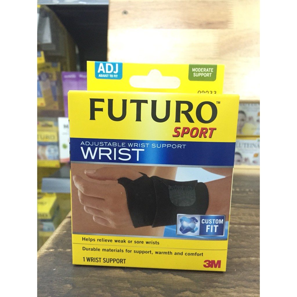 Futuro ข้อมือ ปรับกระชับได้ สีดำ SPORT