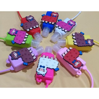 ขวดใส่เจลล้างมือ แบบพกพา ห้อยกระเป๋า ลาย ALPACA