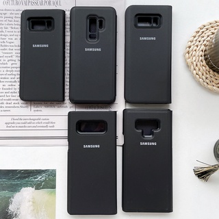 ของแท้ เคสโทรศัพท์มือถือหนัง ฝาพับ ใส อัจฉริยะ คุณภาพสูง สําหรับ Samsung Galaxy Note 9 S9 Plus S8 Plus S10 Plus S8 S9 S10 Note8