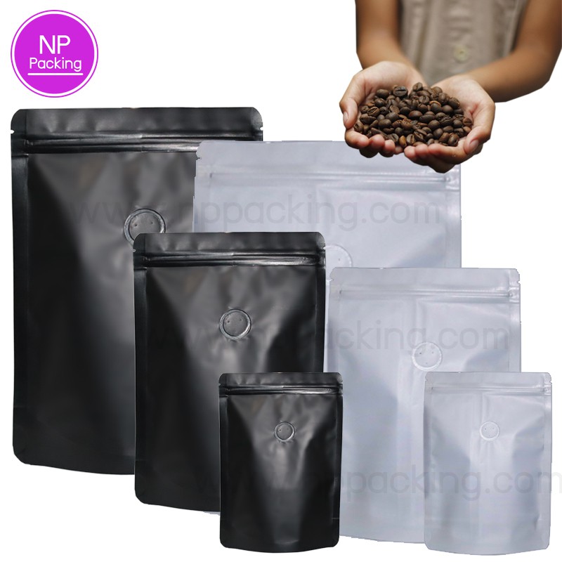 ถุงกาแฟ มีวาล์ว ฟอยด์ทึบ ตั้งได้ รุ่นStandard 10ใบ [26]