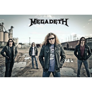 โปสเตอร์ วงดนตรี เฮฟวีเมทัล เมกาเดท MEGADETH (1994) POSTER 24”x35” นิ้ว American Heavy Metal Band