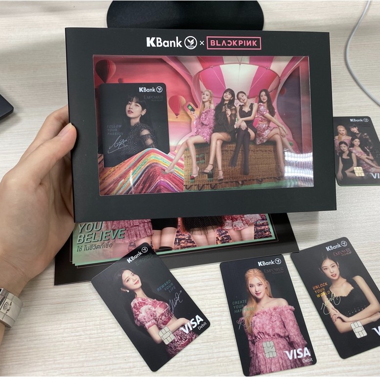 Kbank x Blackpink Black Editio พร้อมส่ง