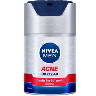 NIVEA MEN ACNE OIL CLEAR GEL SERUM 50 ml.,นีเวีย เมน แอคเน่ ออยล์ เคลียร์ เจล เซรั่ม 50 มล.