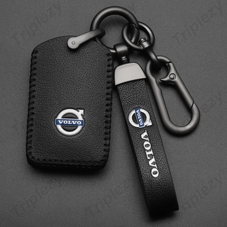 เคสกุญแจรีโมตรถยนต์ แบบหนัง สําหรับ Volvo XC40 XC60 S60 S90 XC90 V60 V90 T5 T6 T8 2017 2018 2022 2019 2020 2021