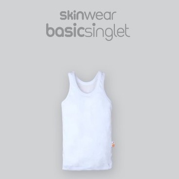 เสื้อชั้นในกํามะหยี่ Junior Velvet (singlet) NB, XS, S, M, L, LB/LL, 2, 3, 4, 5, 6, 7 [1 ชิ้น]