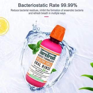 น้ํายาบ้วนปาก TheraBreath Oral Rinse 473ml Fresh Breath Mouthwash