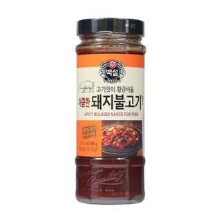 ซอสบาร์บีคิวเกาหลี รสเผ็ด CJ Hot &amp; Spicy B.B.Q. Sauce 500ml