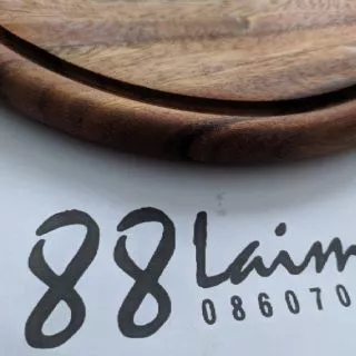 ถาดพิซซ่า เขียงไม้กลม ขนาดใหญ่ Size XL (300 mm)