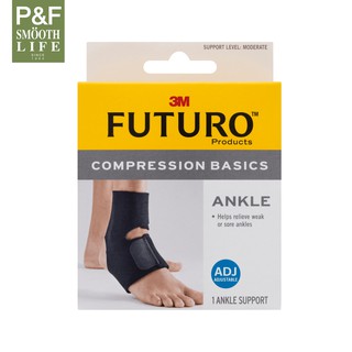 Futuro Compression Basics Ankle support ฟูตูโร่ อุปกรณ์พยุงข้อเท้า