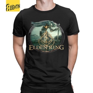 เสื้อยืดคอกลม แขนสั้น ผ้าฝ้าย ลาย OITY4123TR Elden Ring Video Games สําหรับผู้ชาย FW32W16E17827