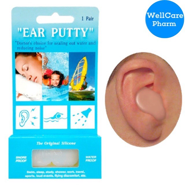 ที่อุดหูกันเสียง   mack's ear plug 1 คู่ EAR PUTTY