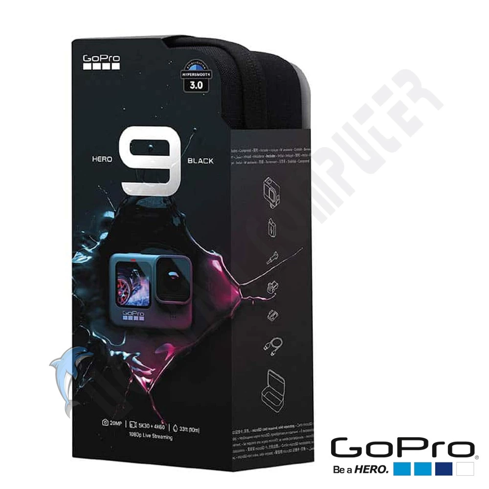 กล้องแอคชั่นแคมเมรา GoPro HERO 9 Black 5K