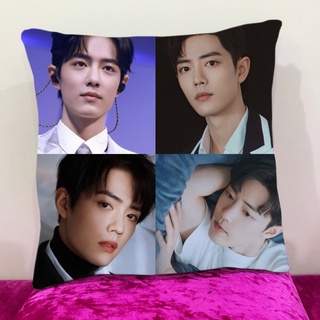 หมอนอิงสั่งทำ ใส่ได้4รูป หมอนอิงขนนุ่ม หมอนอิงโซฟา หมอนอิงในรถ หมอนอิง Cushions Xiao Zhan เซียวจ้าน