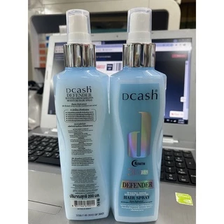 Dcash #ดีแคช ดีเฟนเดอร์ 2ชนิด สเปรย์ หรือ ครีม Defender 3D extra shine keratin ปกป้องเส้นผม