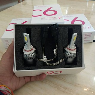 ไฟหน้า Led ขั้ว HB4 Cob 36w C6 แสงสีขาว SUPER BRIGHT 6000 K (c6hb4)