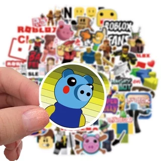 พร้อมส่ง!! roblox วิดีโอเกม 50แผ่น กันน้ำ สติ๊กเกอร์ ใช้ซ้ำได้ กระโปรงหลังรถ โทรศัพท์มือ Sticker