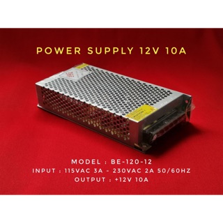 Switching Power Supply DC12V. 10A. 120watt