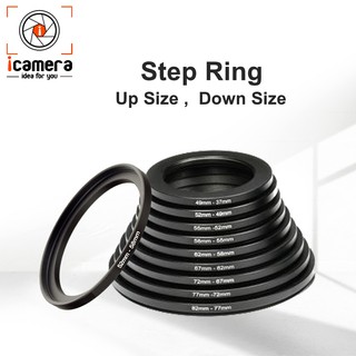 ราคาลดล้างสต๊อก ** Step Ring  ( Up Size , Down Size ) - แหวนแปลงไซด์หน้าเลนส์ใส่ฟิวเตอร์