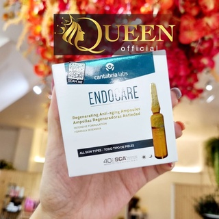 ENDOCARE AMPOULE SCA40% (หลอดแก้ว) หน้าใส ลดรอยสิว ฟื้นฟูผิวเร่งด่วนใน 7วัน เซรั่มหอยทากจากสเปน