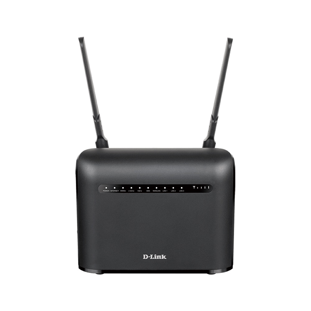 D-Link DWR-961 AC1200 4G+ LTE Cat6 2CA Router เร้าเตอร์ใส่ซิม 4G รองรับ 2CA ความเร็ว 300Mbps ใส่ซิม 4G ได้ทุกเครือข่าย