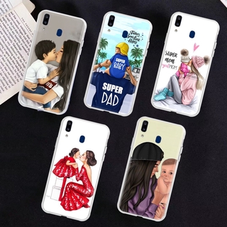 เคสโทรศัพท์มือถือ แบบใส ลายแม่ และเด็ก สําหรับ Samsung Galaxy A10S A20S A50S A7 A8 A20 A30S A9 A70S A30 A10 A50 A70