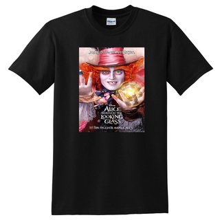 เสื้อยืด พิมพ์ลาย ALICE Through The Looking Glass mad hatter สไตล์ฮิปสเตอร์