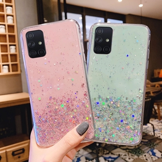 เคสโครศัพท์ TPU แบบนิ่ม ลายดวงดาว สำหรับ Samsung A71 5G 4G A51