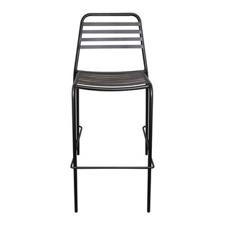 BAR CHAIR SPRING BLACK เก้าอี้บาร์  STELLA สีดำ โต๊ะและเก้าอี้ เฟอร์นิเจอร์นอกบ้าน สวนและอุปกรณ์ตกแต่ง BAR CHAIR  BLACK