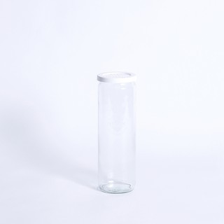 WECK – CYLINDER JAR 600 ML W/PS ขวดแก้ว ฝาพลาสติก (WE-905LS)