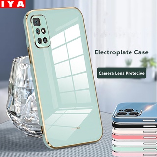 เคสโทรศัพท์มือถือ ยางนิ่ม ทรงสี่เหลี่ยม 6D หรูหรา สําหรับ Xiaomi Poco X3 GT X3Pro NFC M3 Pro F3 Mi 11 Lite 11T 10T Note7