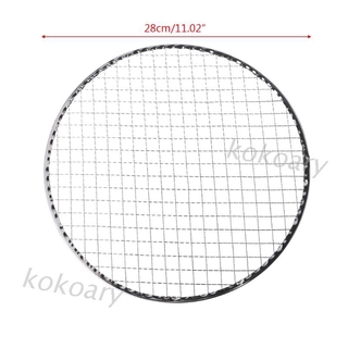 ตะแกรงลวดตาข่ายทรงกลมสําหรับย่างบาร์บีคิว