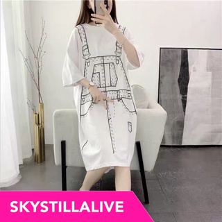 เสื้อยืด รหัส09 👚🌈🔥🔥 oversize streetwear เสื้อยืดแฟชั่น เสื้อยืดสวยๆ เสื้อยืดน่ารัก เดรส เดรสยาว เดรสยืด เดรสใส่สบาย